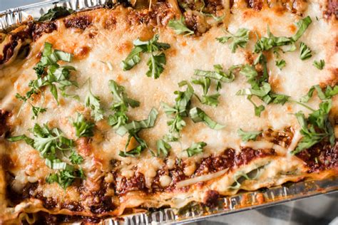 Vegetarian Spinach Lasagna Freezer Friendly First And Full
