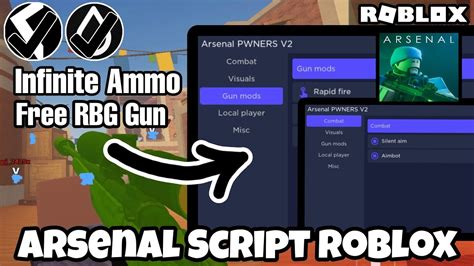 Arsenal Script Gun Mods Aimbot Silent Aim Hydrogen And Fluxus
