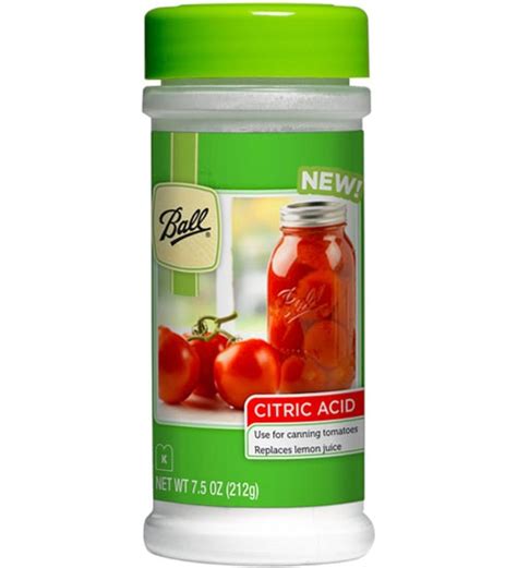 In submerged process for the fermentation to produce citric acid. Ball Citric Acid (7.5oz) | Planet Natural
