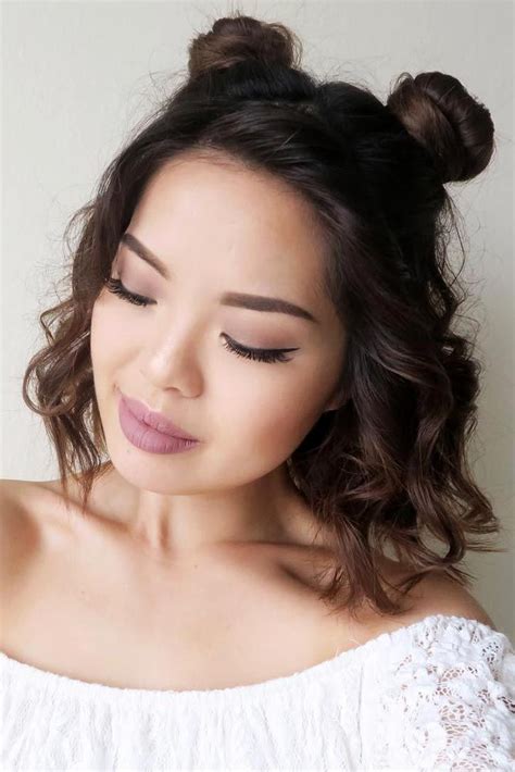 79 Ideas Easy Bun Styles For Short Hair With Simple Style Stunning And Glamour Bridal Haircuts