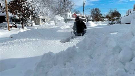 Western New York Hit With Historic Snowstorm Abc News