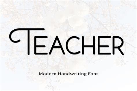 Teacher Font By Rr Studio · Creative Fabrica