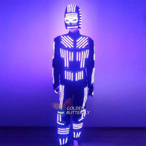 Led Suits Glowing For Clothes Fashion Luminous Costumes Trousers Talent Show Men S Led Clothing