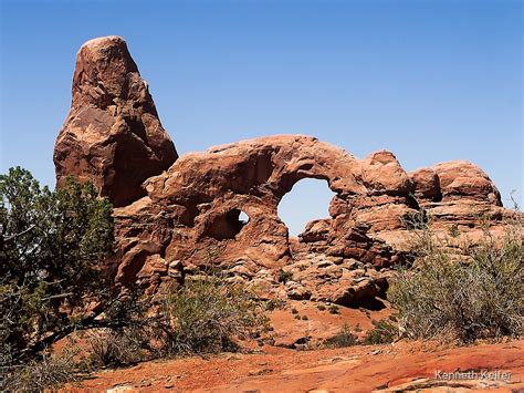Turret Arch Arches National Park Utah By Kenneth Keifer Redbubble