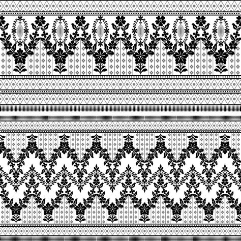 Lace Seamless Pattern With Flowers 8543670 Vector Art At Vecteezy