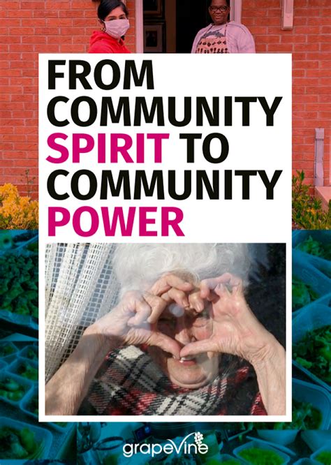 From Community Spirit To Community Power Grapevine