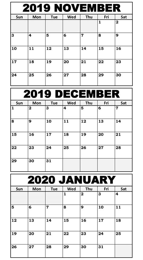 Catch January December 2020 Calendar Printable Calendar Printables