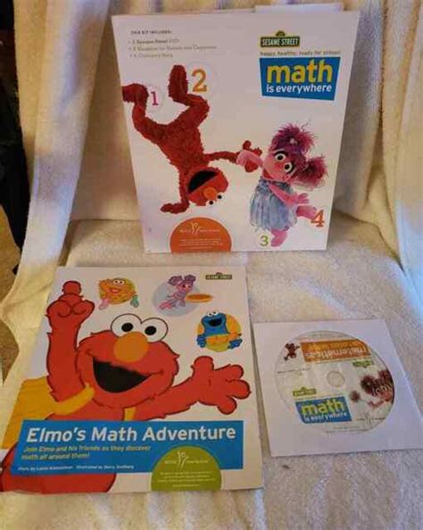 Sesame Streetmath Is Everywheredvd And Workbook 2010 Ebay