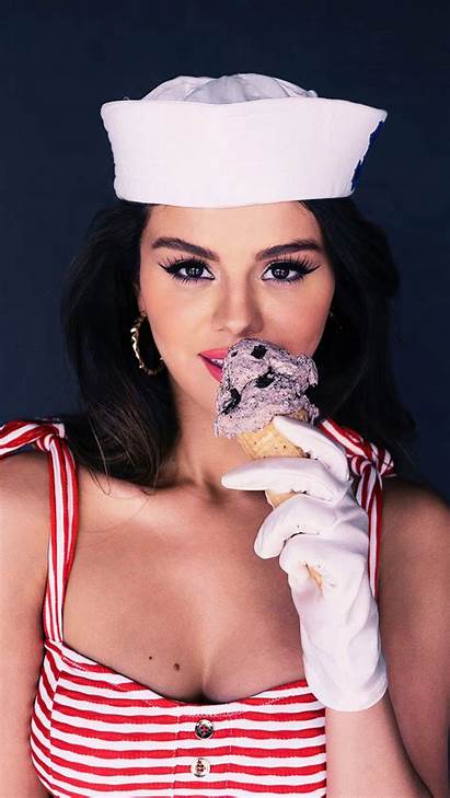 Selena Gomez Ice Cream Photoshoot 4k Mobile