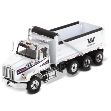 Buy Diecast Masters Western Star 4700 Sb Dump Truck White Real