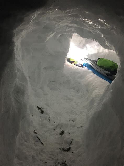So You Want To Camp In A Snow Cave Rcampingandhiking