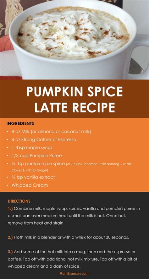 The Best Pumpkin Spice Latte Recipe Amazing Branson Rentals