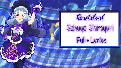 Aikatsu Friends 【guided Shirayuri Sakuya】 Full Romaji Lyrics