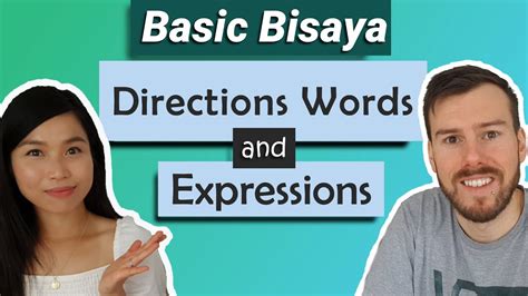 Filipino Bisaya Lessons 101 Direction Words And Expressions Youtube