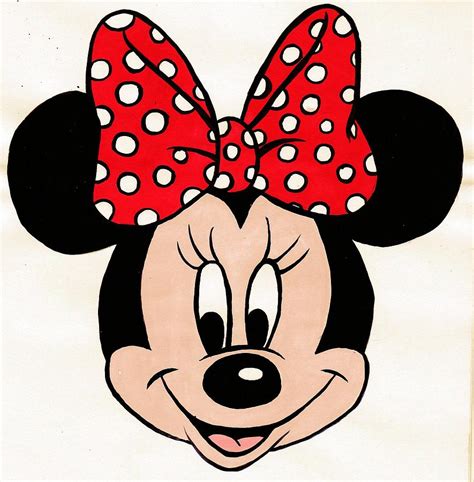 11 Best Images Of Minnie Mouse Drawing With Grids Wor