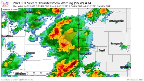 Bob Waszak On Twitter Ilx Continues Severe Thunderstorm Warning