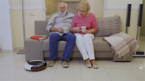 ₹ 58,500 get latest price. Old People Relax at Sofa During Vacuum Cleaner Clean the ...