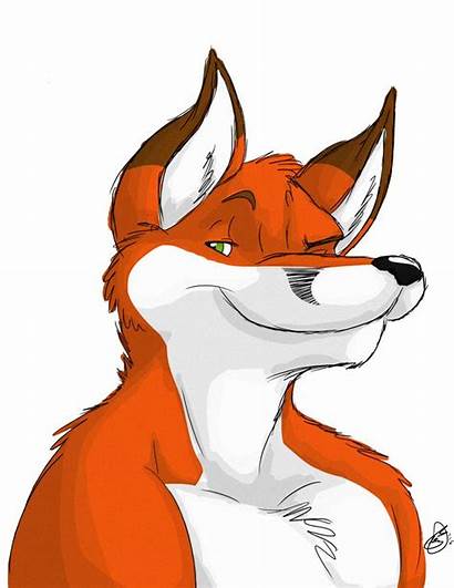 Fox Sly Foxes Cartoon Clipart Drawings Furry