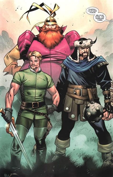 Warriors Three Asgardian Style Via Fantastic Fournl