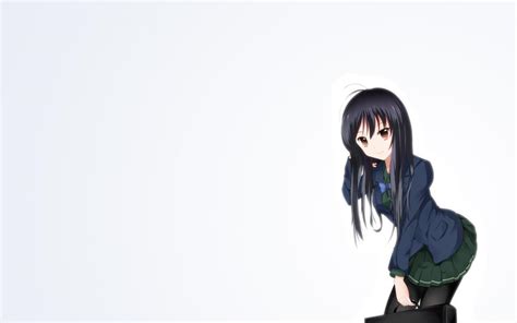 Kuroyukihime School Uniform Anime Girl Anime Lovely