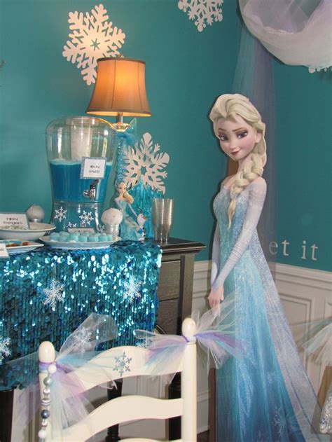 Frozen Birthday Party Elsa Elsa Cutout Was A Fabulous Touch 35 From