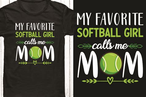my favorite softball player calls me mom graphic by almamun2248 · creative fabrica