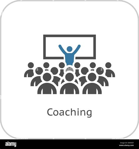 Coaching Icon Business Concept Stock Vector Image And Art Alamy
