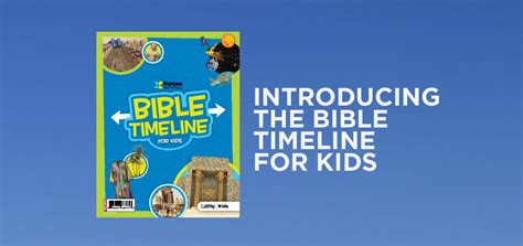 Introducing The Bible Timeline For Kids Kids Ministry