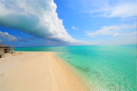 Beach Summer Sea Sand Tropical Clouds Turquoise Caribbean Vacations Island Nature