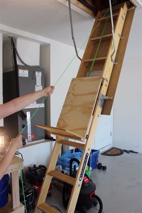 Diy Attic Ladder Lift Attic Lifts Telescopic Retractable Aluminium