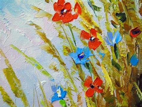 Summer Flowers Oil Painting By Olha Darchuk Artfinder