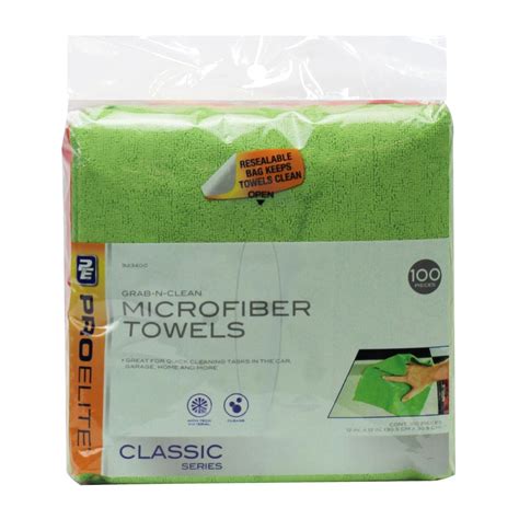 Proelite Microfiber Towels 100 Pack