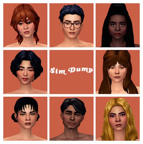 Cherrywisp Male Sim Dump 1 Sims 4 Hair Male Sims 4 Ma