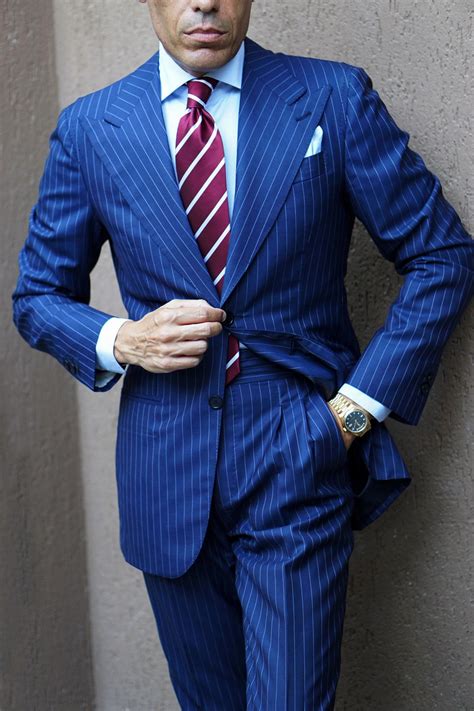 Blue Shirt With Stripes What Tie To Wear Walton Theins
