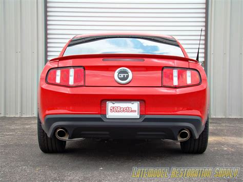 Red 2011 Ford Mustang Gt 50l Rear View Red 2011 Ford Must Flickr