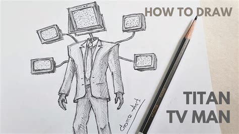 Skibidi Toilet How To Draw BIG TV MAN YouTube