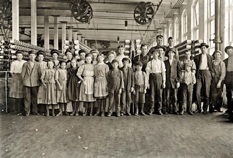 History In Photos Lewis Hine Mill Workers