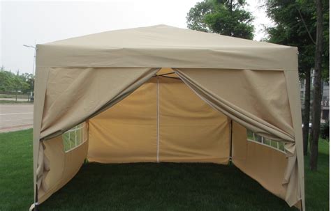 Mcombo 10x10 Ez Pop Up 4 Walls Canopy Party Tent Gazebo With Sides 6051