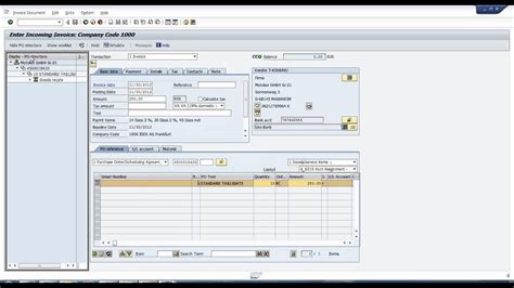 How To Post Invoice In Sap Youtube