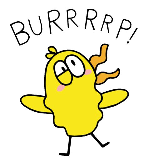 Bird Burp Sticker by T. L. McBeth for iOS & Android | GIPHY