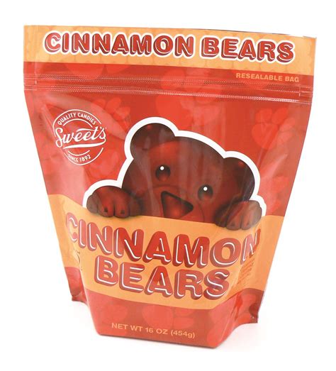 Buy Sweets Cinnamon Bears Candy 16 Oz Resealable Bags Pack Of 2