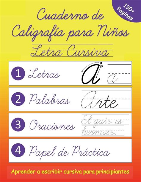 Cuaderno De Caligrafía Para Niños Escribir Letra Cursiva En Español By Andrea Lopez Goodreads