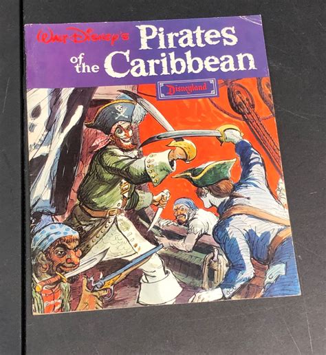 Vintage Walt Disneys Pirates Of The Caribbean Story Book And Walt