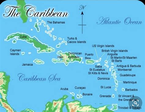 Pin By Jan On Caribbean Caribbean Islands Map Caribbean Islands