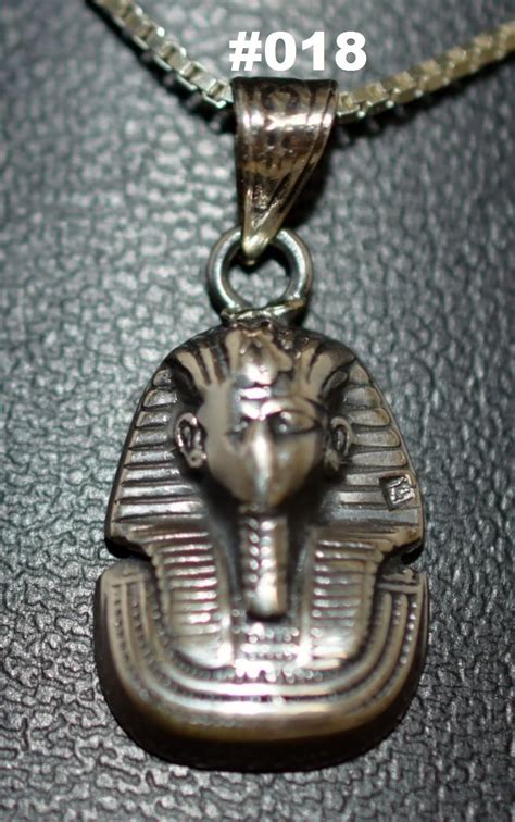 Hallmark Egyptian Pharaonic Silver Pendant King Tutankhamun Variety