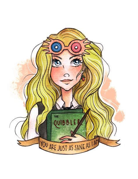 Luna Lovegood Fan Art By Iam Uptonogood On Deviantart