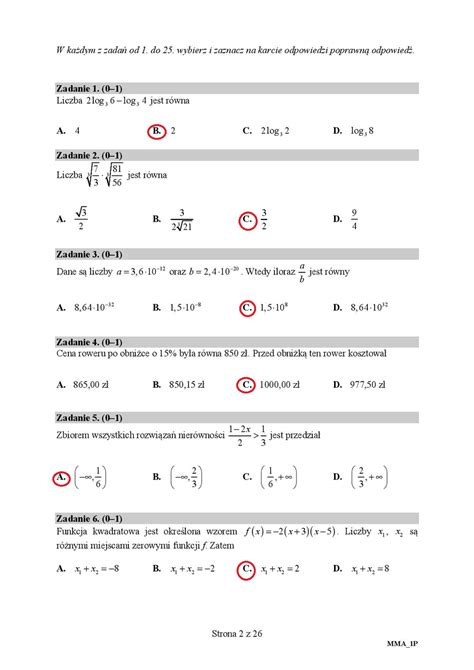 ćwiczenia Do Matematyki Klasa 4 Odpowiedzi - Matura 2018. Matematyka, poziom podstawowy [ARKUSZE I ODPOWIEDZI