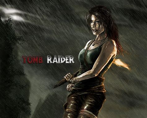 Lara Croft Fantasy Babe Game Hot Tomb Raider Rain Sexy Hd