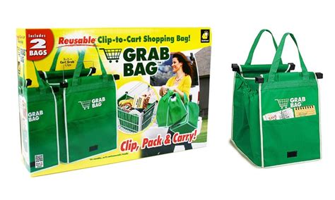 Up To 40 Off On Grab Bag Grocery Bags 2 Pack Groupon Goods