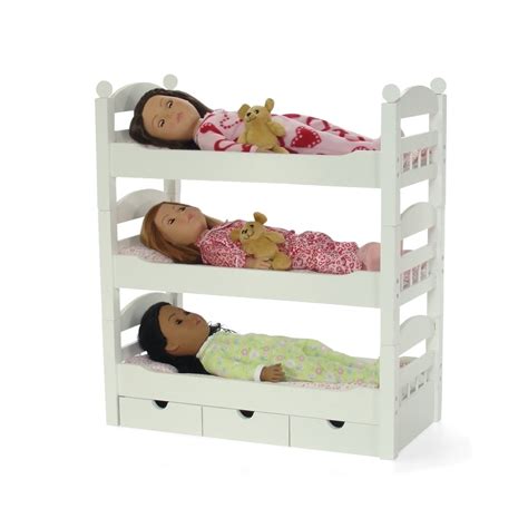 Emily Rose 18 Inch Doll Furniture For American Girl Dolls 3 Single